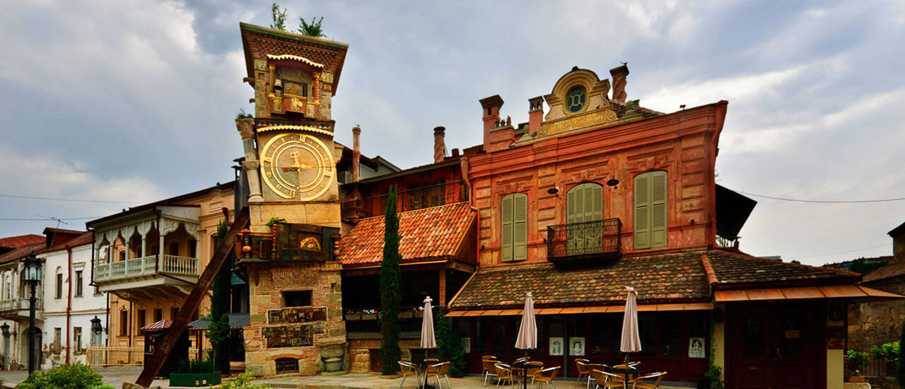 Clock Tower at Rezo Gabriadze Theatre