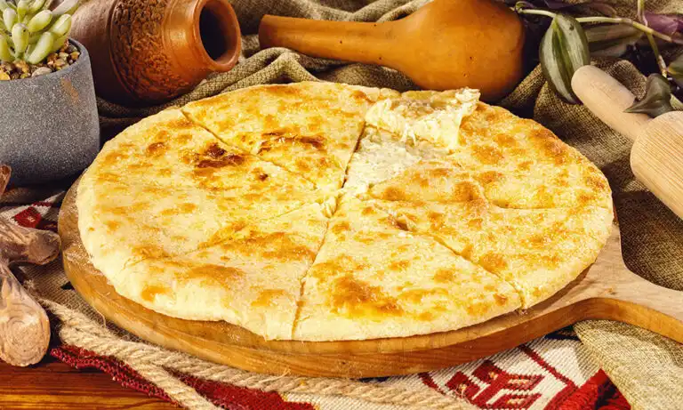 Imeretian Khachapuri cheese and bread