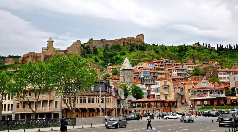 NAROKALA FORTRESS IN TBILISI OF GEORGIA