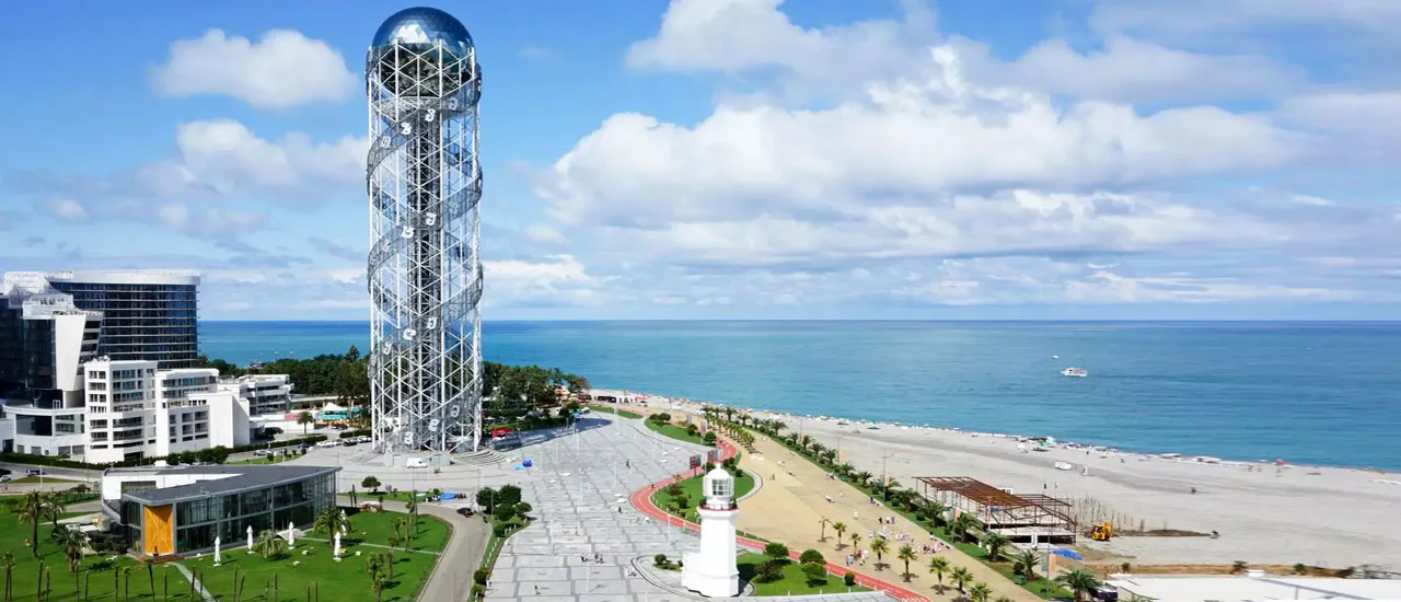 The Alphabet Tower in Batumi