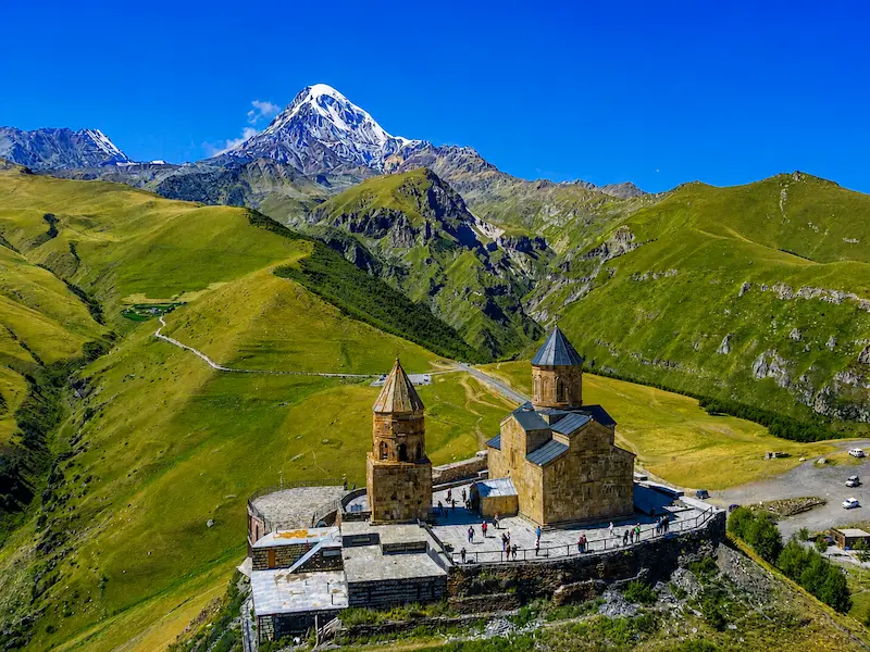 Gergeti Trinity Church on the hill — Kazbegi travel guide