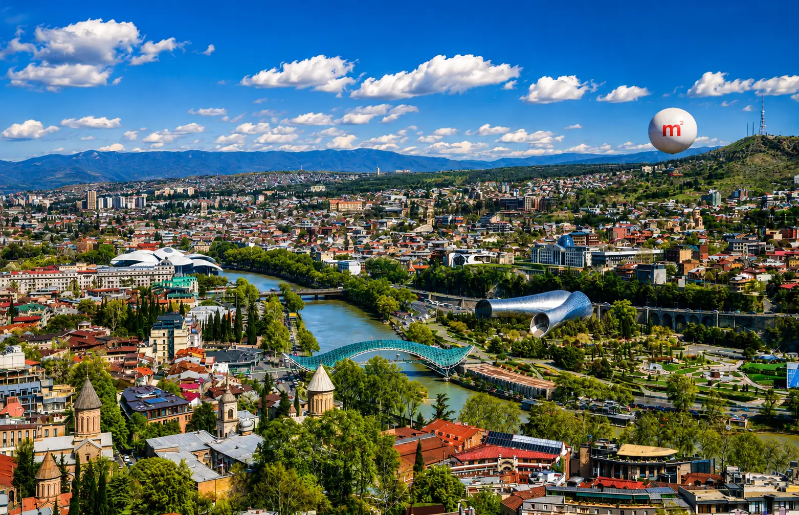 Tbilisi Old Town with colorful balconies — Georgia travel guide