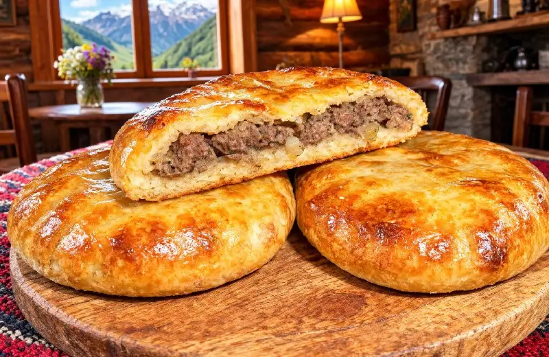 Kubdari traditional Svan meat pie — Mestia food guide