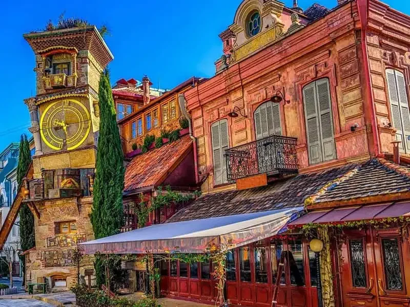 Clock Tower Rezo Gabriadze Theatre