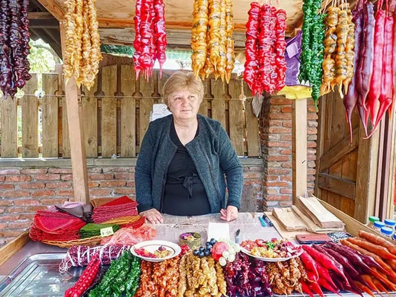 Mtskheta bazar curchkhela