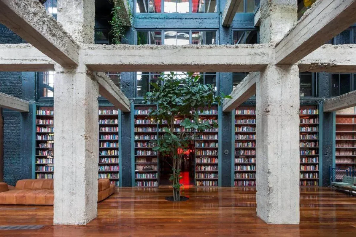 Stamba hotel tbilisi Library