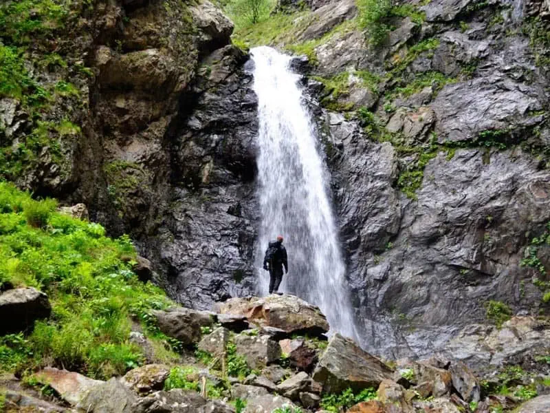 gveleti waterfall Kazbegi